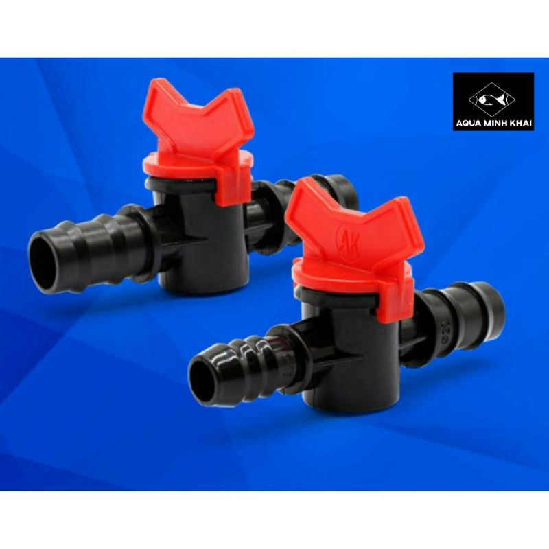 Van khóa ống nước bể cá, bể thủy sinh 16/16 16/12 12/12
