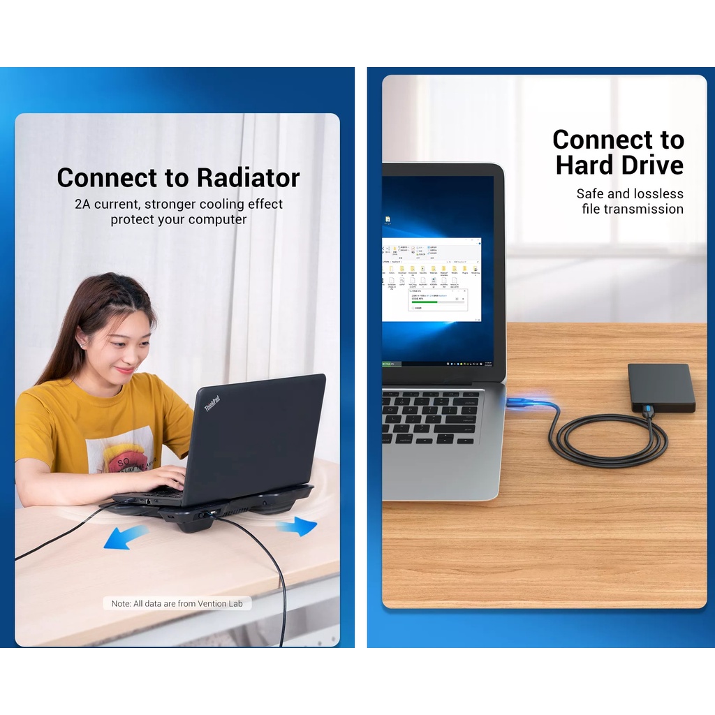 [Usb to Usb] Cáp 2 đầu USB 2.0 Vention COJB