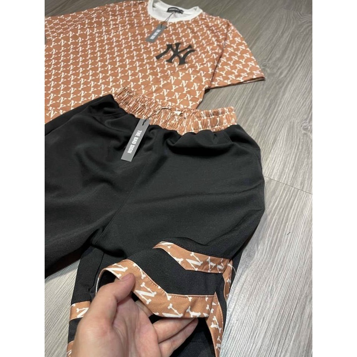 Sét bộ đồ quần đùi NAM nữ UNISEX in chữ, đồ mặc nhà, đồ nữ, đồ ngủ