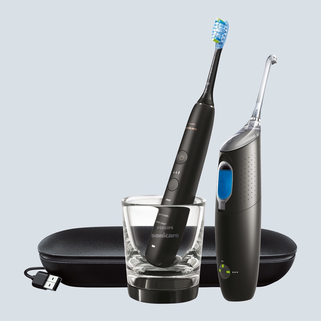 Tăm Nước PHILIPS Sonicare HX8438/03 Màu Đen CHÍNH HÃNG ĐỨC