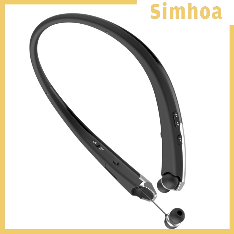 [SIMHOA] Wireless Headphones Headsets Earphone Neckband Headsets w/Mic Sports