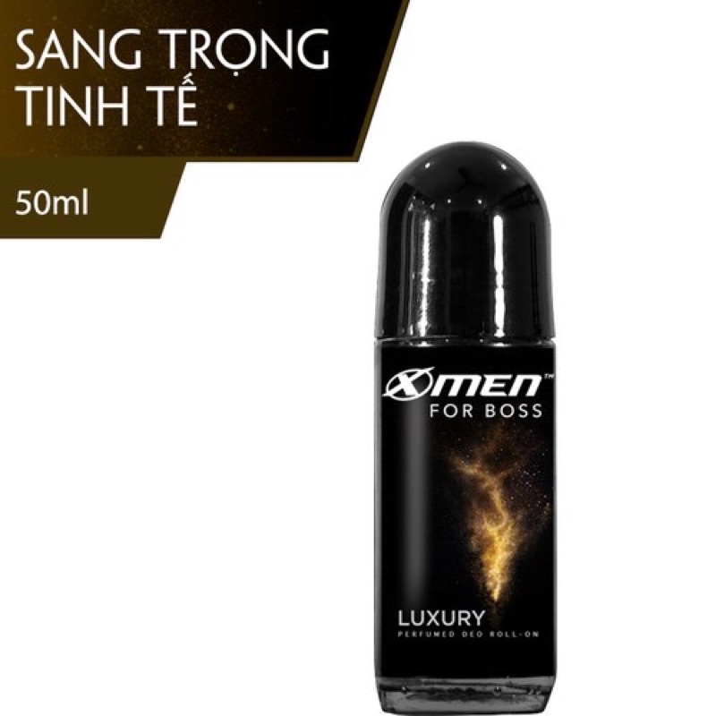 Lăn Khử Mùi X-Men For Boss Luxury Mùi Hương Sang Trọng Tinh Tế 50ml