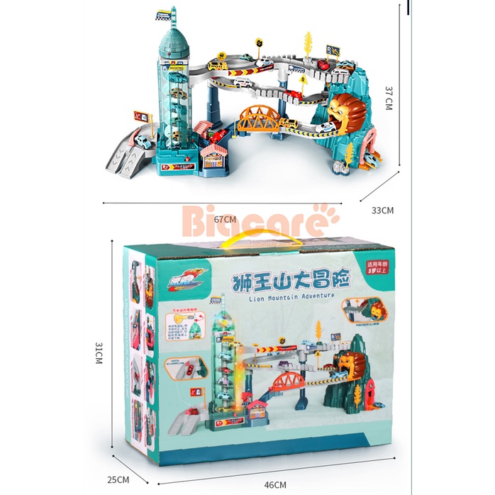 Đồ chơi trẻ em đường hầm sử tử kết hợp tháng máy lâu đài, đồ chơi cao cấp cho bé yêu