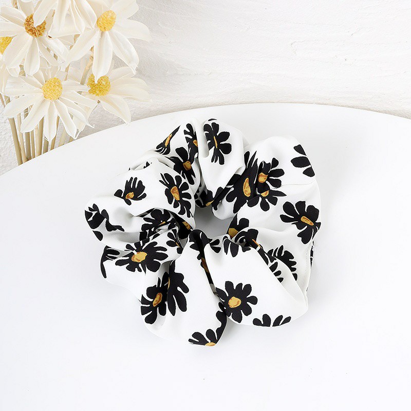 100c cột tóc hoa cúc vải đẹp