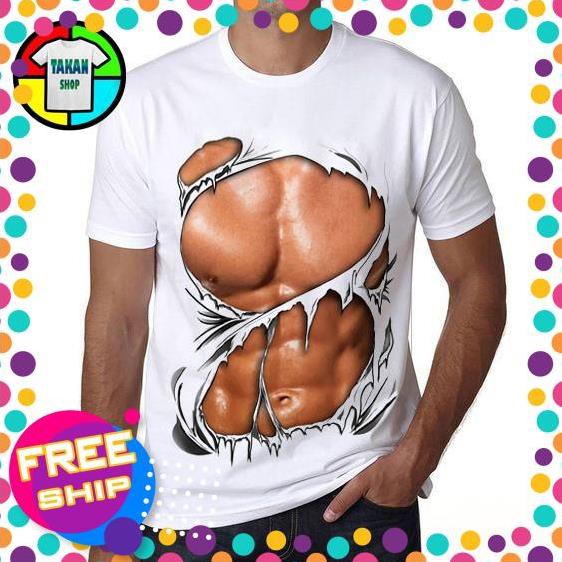 Áo thun in Body 6 múi Nam Nữ