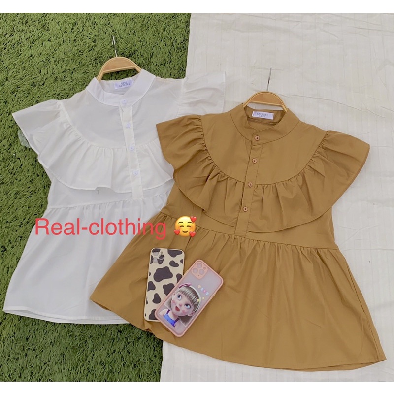 Áo sát nách babydoll bèo cánh tiên -kèm ảnh thật