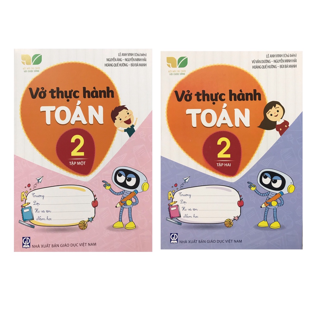 Sách - Combo vở thực hành toán lớp 2