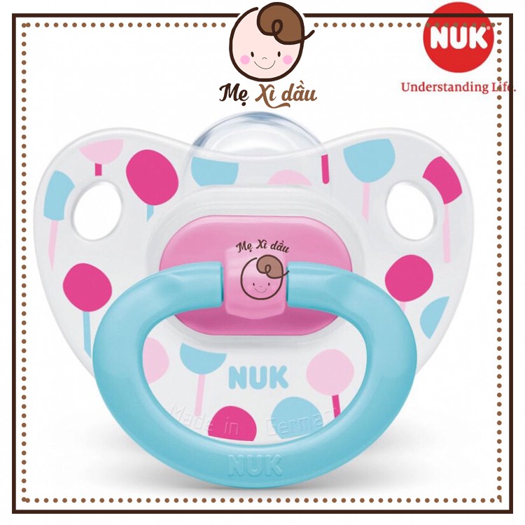 Shop mẹ xì dầu Ti giả NUK silicone Happyday chính hãng