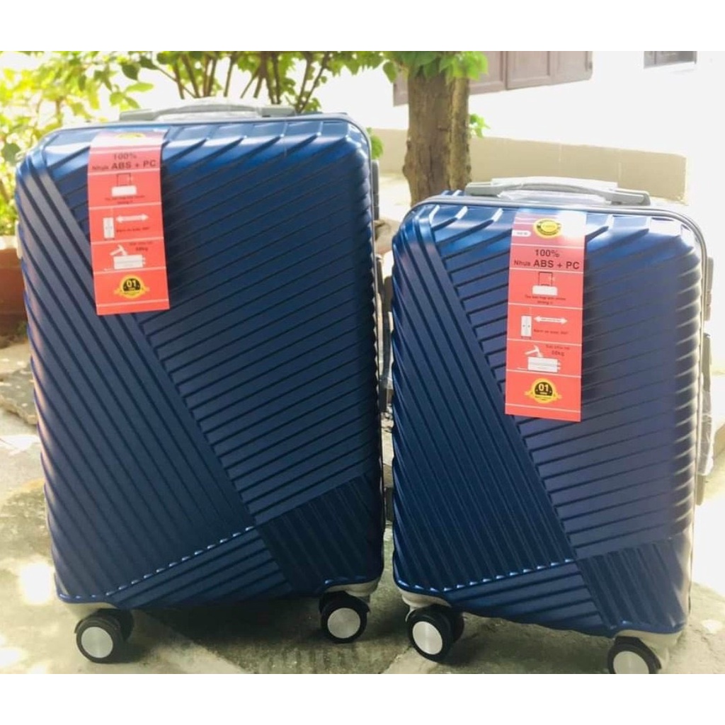 Vali Hùng Phát 203  dẻo pc kéo du lịch CHỐNG BỂ VỠ- CHỐNG RẠCH MÓC- CHỐNG XƯỚC BH 5 Năm .