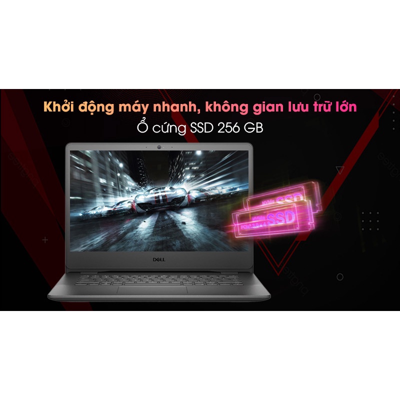 Laptop DELL Vostro 3400 YX51W2 I5-1135G7 8G 256GB 14″FHD VGA 2GB WIN10 (Đen) - Hàng chính hãng