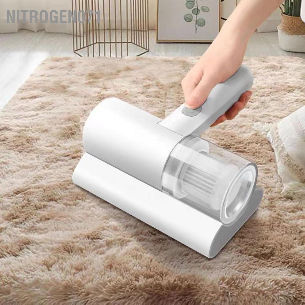 Máy hút bụi giường nệm, máy hút bụi mini không dây sạc pin có tia UV khử khuẩn, hút ẩm không khí, chăn ga, ghế sofa ABS 20000Pa Nitrogen071