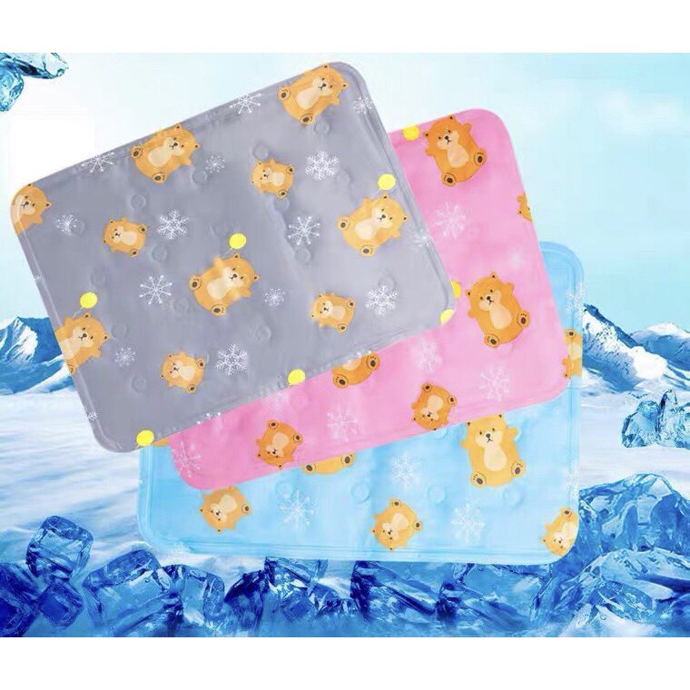 Thảm mát cho thú cưng - Đệm gel lạnh chống sốc nhiệt cho chó mèo