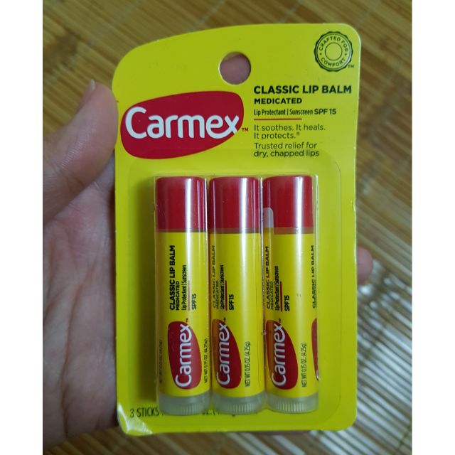 SON DƯỠNG MÔI CARMEX LIP BALM SPF15