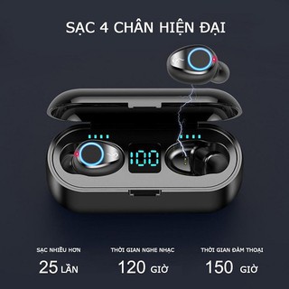 🔥Sale xả hàng 🔥 Tai nghe Bluetooth AMOI F9 ,tai nghe không dây TWS bluetooth V5.0