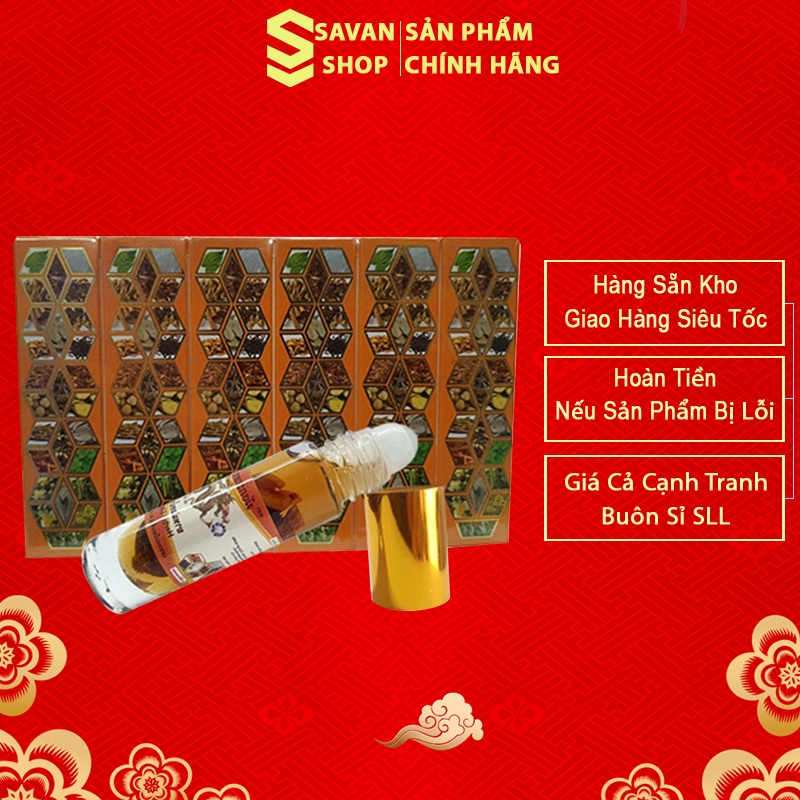 12 Chai Dầu 26 vị thảo dược OTOP Thái Lan 8ml