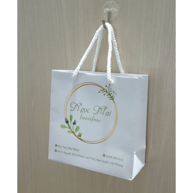 100 Túi in theo yêu cầu size vuông nhỏ đựng nước hoa, mỹ phẩm | BigBuy360 - bigbuy360.vn