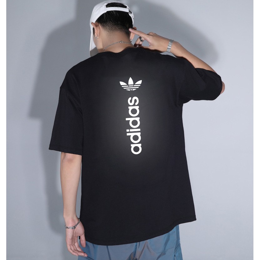 Áo phông phản quang bạc das unisex form rộng