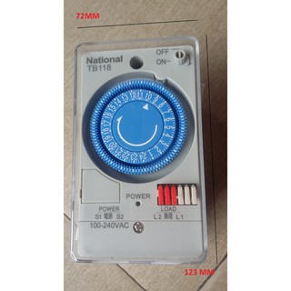 Thiết Bị Hẹn Giờ  rơ le đặt thời gian - National TB118