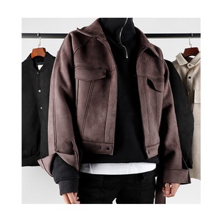 [sẵn] Áo khoác bò da lộn cao cấp vai rộng FEAR OF GOD (FOG)