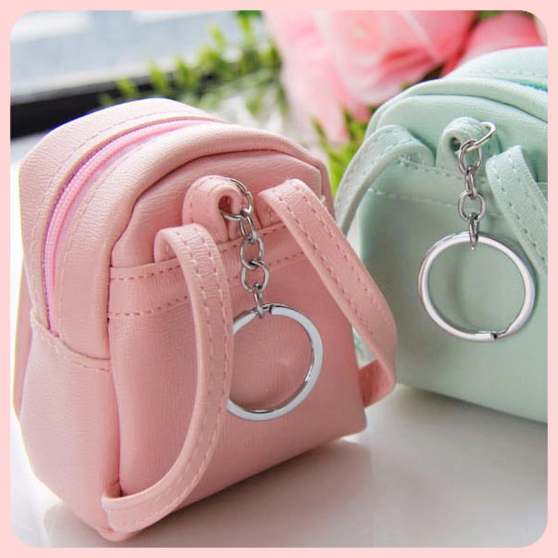 Ví / Túi Đựng Tai Nghe / Chìa Khóa / Tiền Xu Mini Họa Tiết Hoạt Hình Dễ Thương Thích Hợp Làm Quà Tặng Cho Bé Gái / Bé Gái