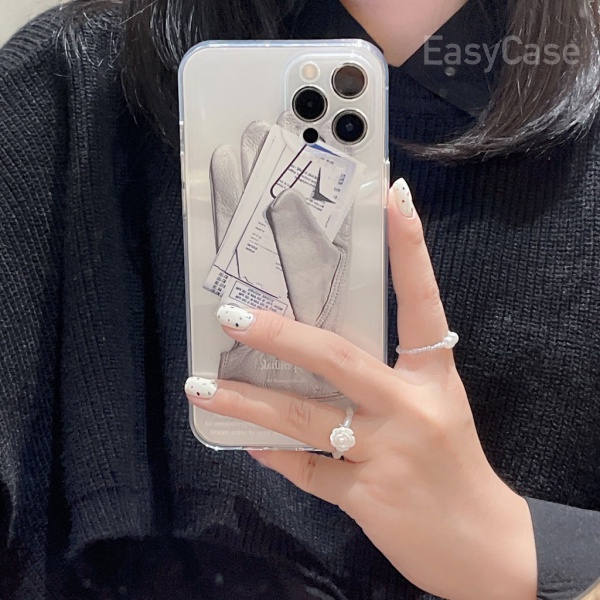 Korean Style Niche Silicone Transparent Phone Case iPhone 7 8 Plus X XS XR XsMax 12 11 11PRO 11PRO MAX Anti-drop Case