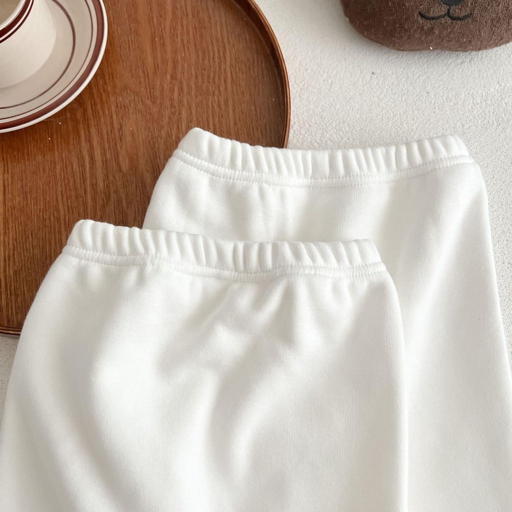 Bộ Áo Liền Quần Dài Tay Có Nón + Quần Legging Cotton Thời Trang Mùa Đông Cho Bé Sơ Sinh