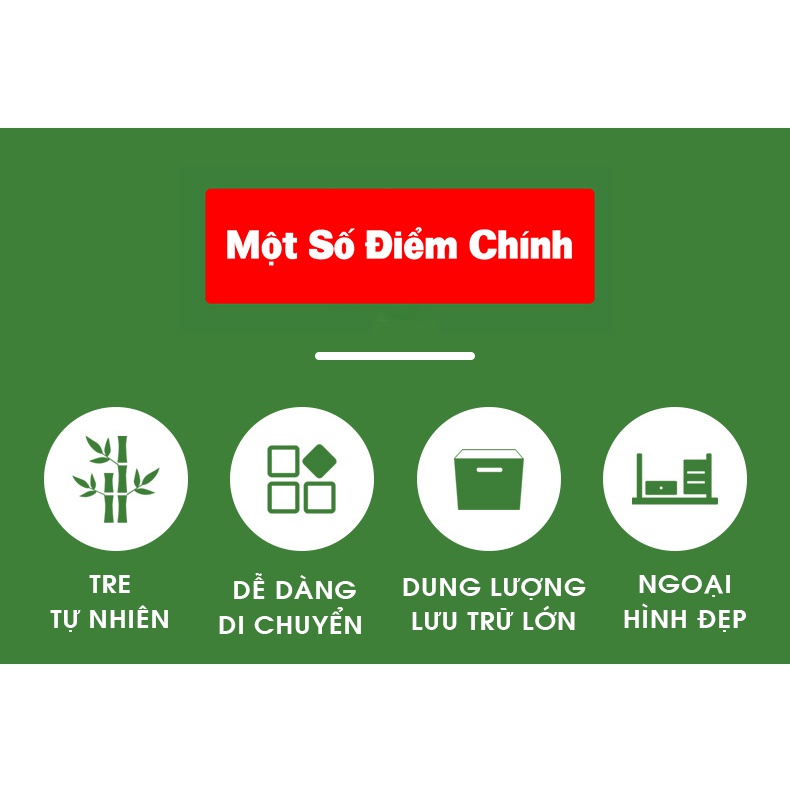 Giá kệ để sách, hồ sơ, đồ dùng để bàn bằng gỗ tre cao cấp Vango V32 Cho văn phòng, sang trọng, tiện lợi