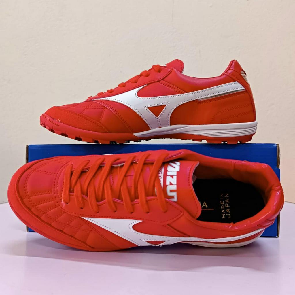 Giày Đá Bóng Mizuno Morelia Neo TF Màu Đỏ Giày Đá Banh Cỏ Nhân Tạo