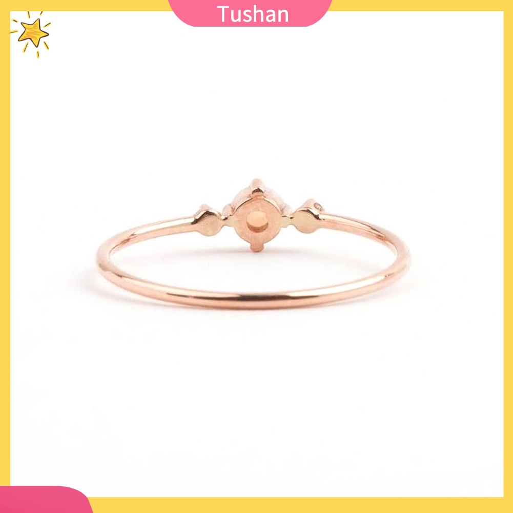 Nhẫn Hợp Kim Đính Ngọc Mắt Mèo Thanh Lịch