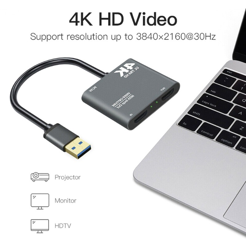 Card Thu Tín Hiệu Video 1080p 60fps 4k Hdmi Usb3.0