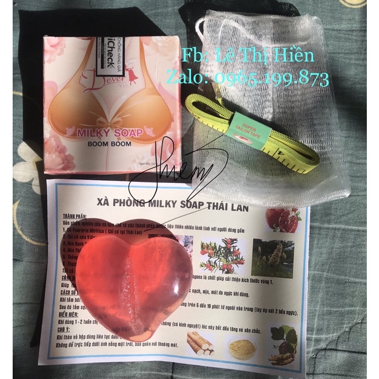 Xà phòng tăng vòng 1 ( Milky soap Thái Lan)