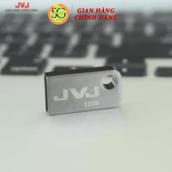 USB 32G/64GB/16GB/8GB/4GB JVJ FLASH S2 siêu nhỏ gọn vỏ kim loại - USB chống nước 2.0 tốc độ upto 100MB/s BH 2 Năm
