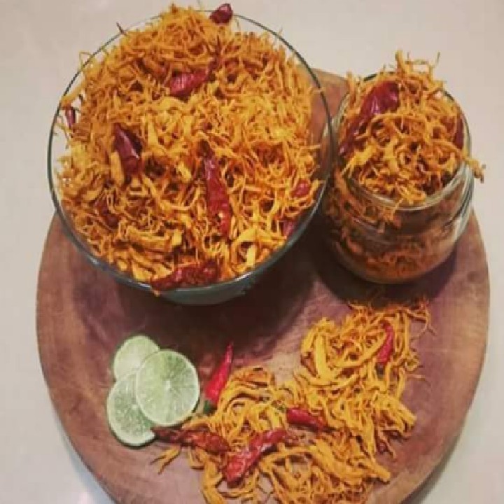 [500gram] Khô gà bơ tỏi loại giòn, gia vị vừa ăn là nghiền