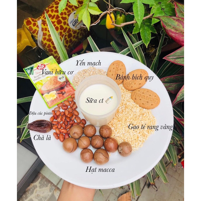 Nguyên liệu hữu cơ làm bánh/món phụ cho bé: Gelatine, Pudding, Bột nở, men nở, Đường Vani RUF