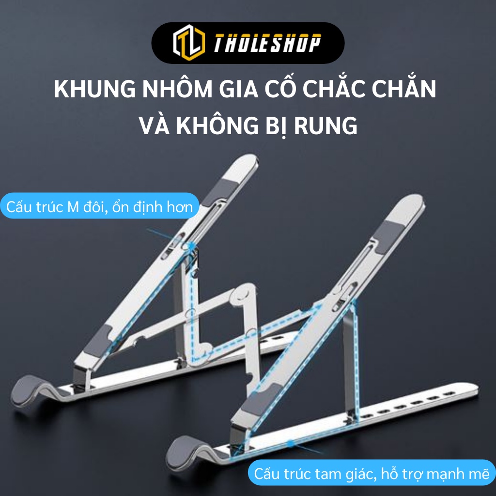 Giá Đỡ Laptop - Kệ Máy Tính Xách Tay Hỗ Trợ Tản Nhiệt Chống Trơn Trượt Gập Lại 10197