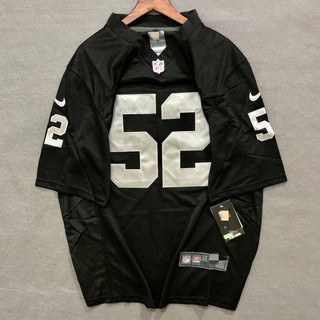 Nfl Áo Jersey Bóng Đá Tay Lỡ Phong Cách Hip hop Đường Phố Mỹ Plus Size Cho Nam