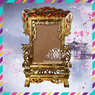 Khung ảnh thờ kiểu trúc - Khung ảnh gỗ mít