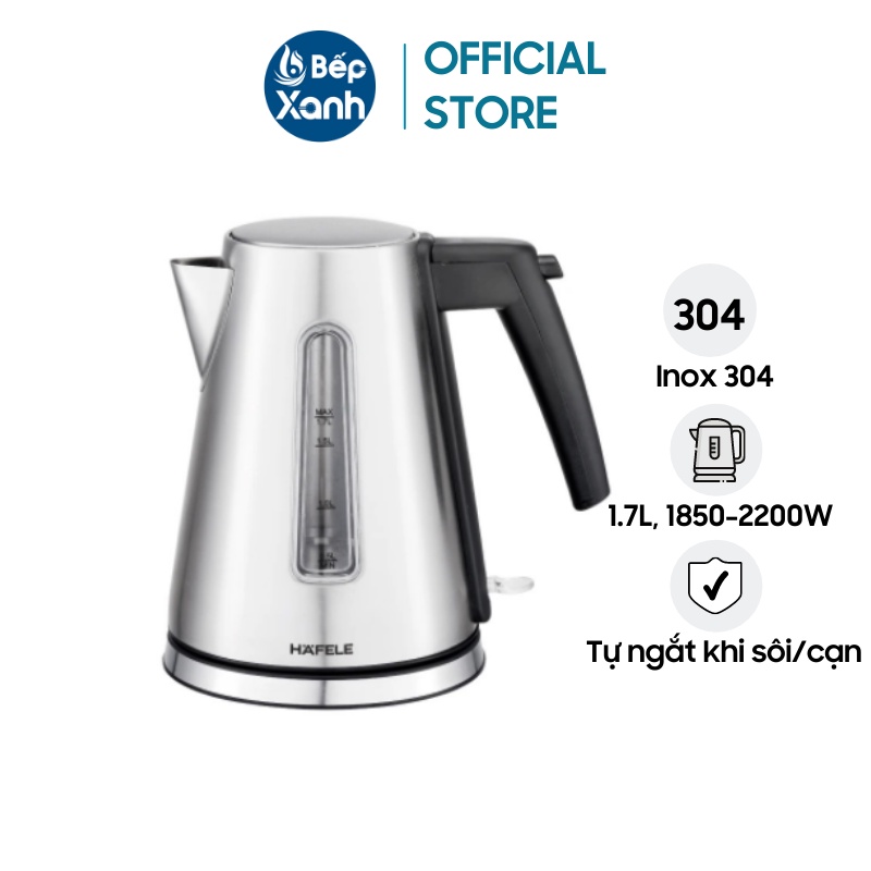 Bình đun siêu tốc Hafele T-907B 535.43.731 - 1.7L - Inox 304