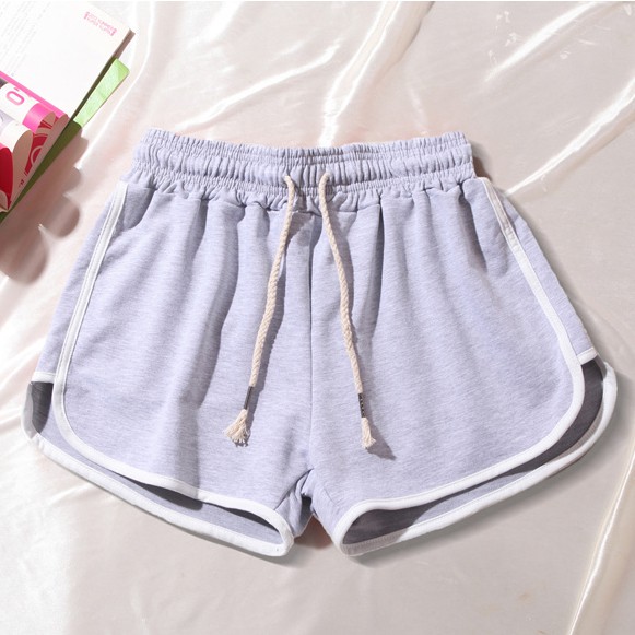 [Baywellfashion]Womens Striped High Drawstring Waist Beach Shorts Sports Running Yoga Shorts Pants | BigBuy360 - bigbuy360.vn