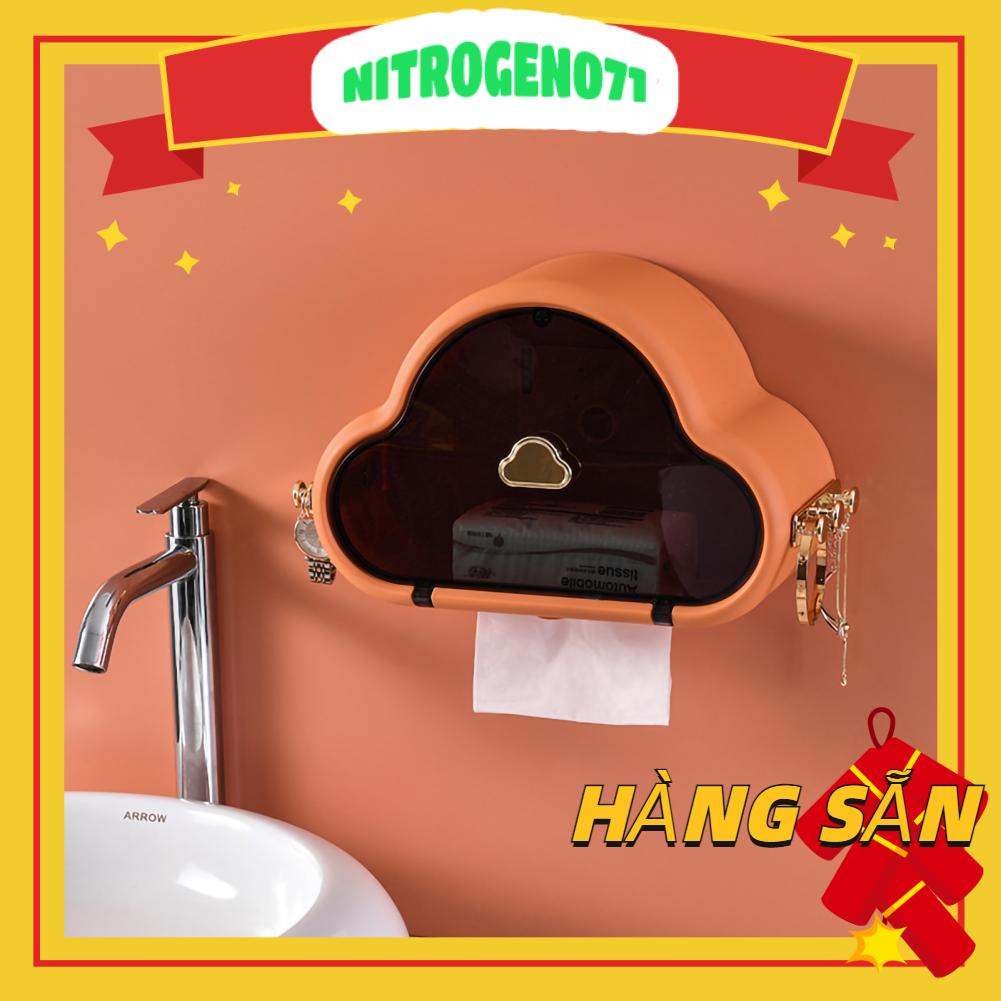 Giá Đỡ Hộp Khăn Giấy Gắn Tường Thiết Kế Đơn Giản Chống Nước Dành Cho Phòng Tắm
