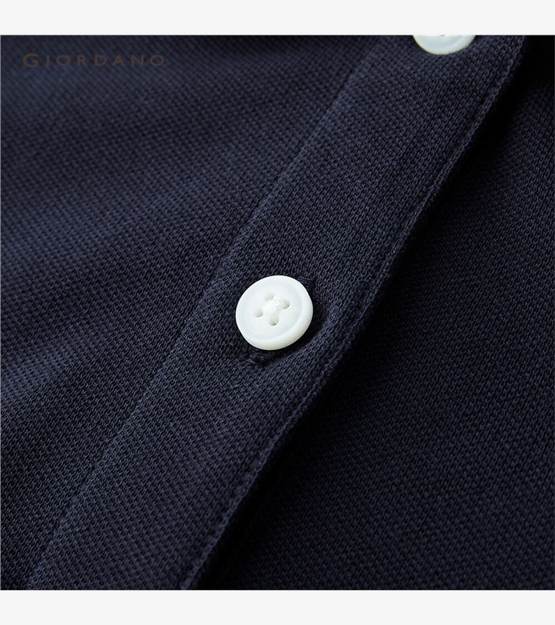 Đầm GIORDANO 05461487 cổ polo thêu hình hoa sen thời trang cho nữ  | BigBuy360 - bigbuy360.vn