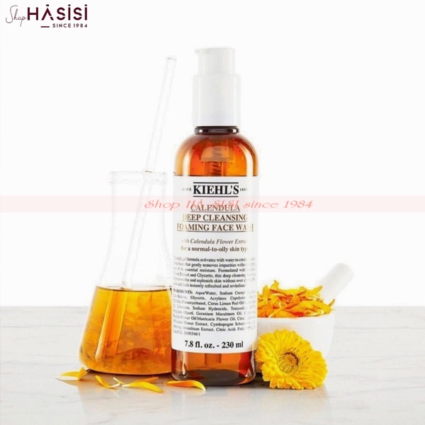 Sữa Rửa Mặt Hoa Cúc KIEHL’S CALENDULA DEEP CLEANSING FOAMING FACE WASH 230ml