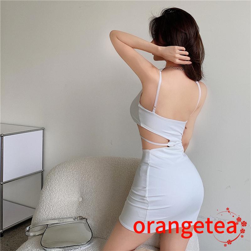 Váy body Hai Dây Màu Sắc Quyến Rũ Dành Cho Nữ