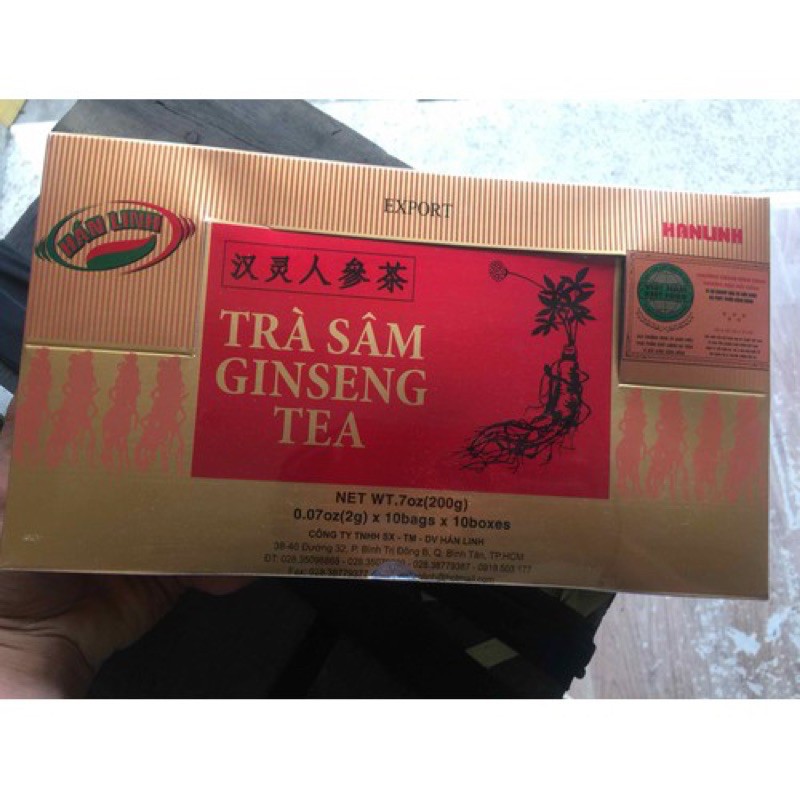 TRÀ SÂM WONGIN T GINSENG TEA HỘP 100 GÓI CHÍNH HÃNG HÀN QUỐC