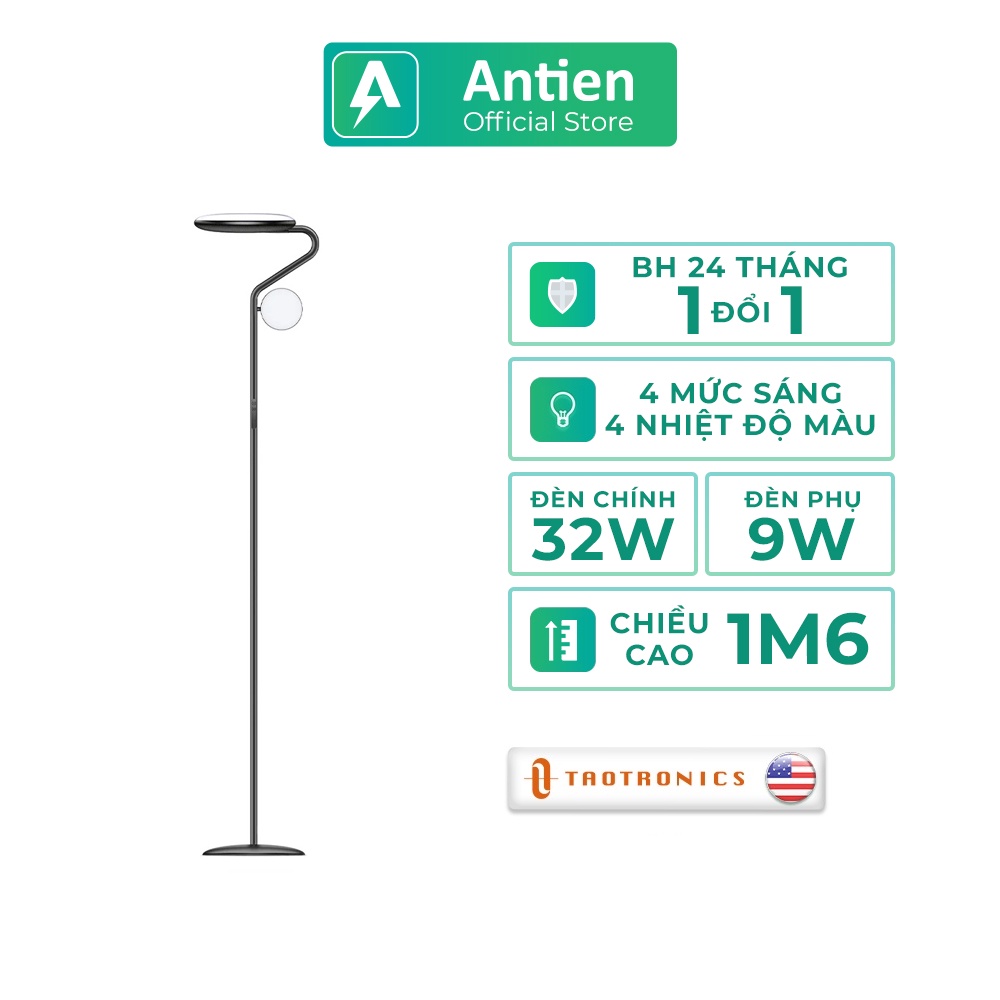 Đèn cây trang trí phòng khách, phòng ngủ Taotronics TT-DL095 - Bảo hành 24 tháng