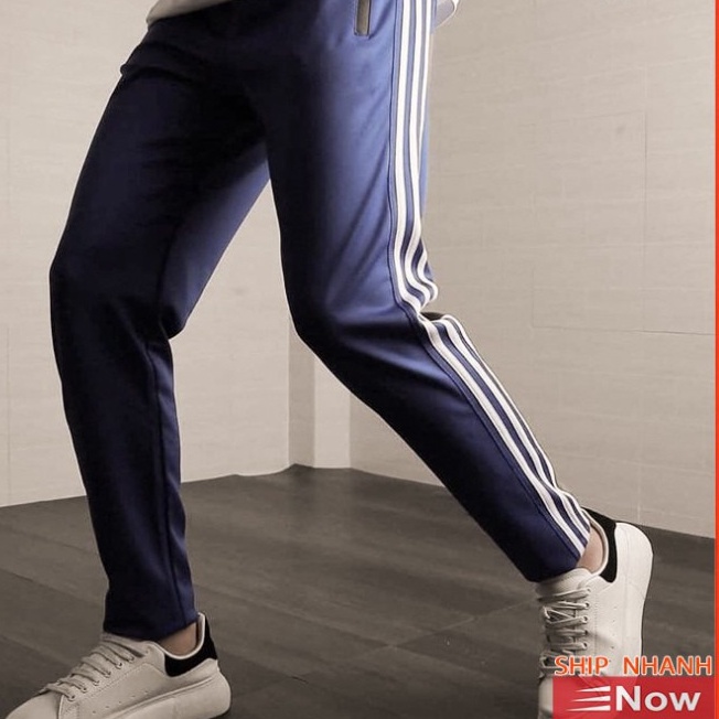 Quần Thể Thao Nam Nữ 3 Sọc Nhiều Màu Chất Vải Thun Nỉ Nhẹ Thoáng Bền Bỉ | BigBuy360 - bigbuy360.vn