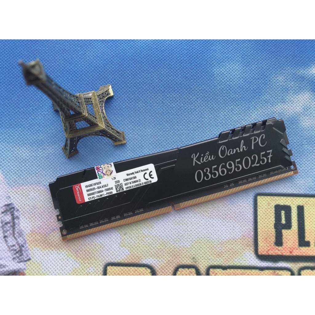 Ram PC - Ram máy tính bàn Kingston DDR4 8GB - 16GB bus 3200Mhz - Mới Bảo hành 3 Năm