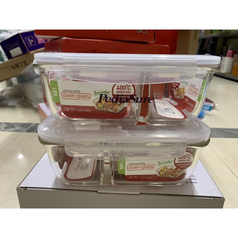 Hộp thuỷ tinh chia ngăn 2 ngăn cao cấp TT0090