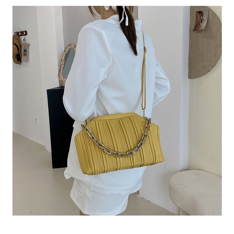 Túi xách JASMIN NOIR da PU vuông nhỏ dây xích đeo chéo thời trang nữ