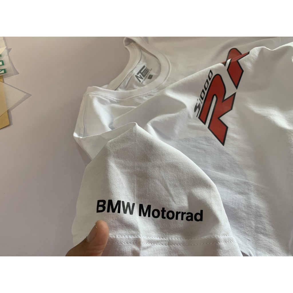 Áo Thun Biker - BMW S1000RR 03 Unisex Nam Nữ tay ngắn có Big Size Cho